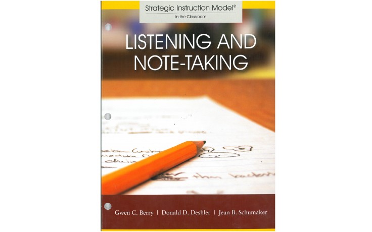 LISTENING AND NOTE-TAKING STRATEGY (Gwen C. Berry, Donald D. Deshler, Jean B. Schumaker) (Softcover)