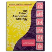 THE PAIRED ASSOCIATES STRATEGY  (Janis A. Bulgren, Jean B. Schumaker) (Softcover)