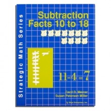 Strategic Math Series: SUTRACTION FACTS 10 to 18 (Cecil D. Mercer, Susan Peterson Miller)